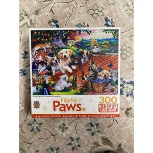 Playful Paws A Lazy Afternoon 300 Piece Jigsaw Puzzle
